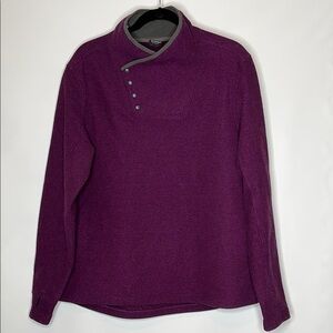 White Sierra Purple Pullover